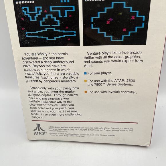 Venture Atari 2600 NEW Factory Sealed - 1982 Classic! - Picture 3 of 8